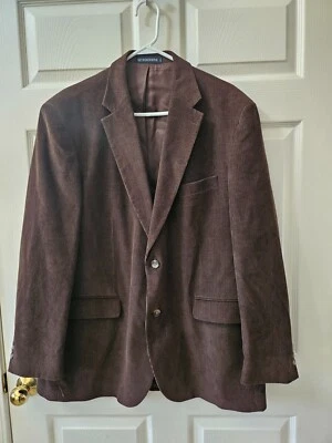 Dockers Men’s Brown Corduroy Jacket Blazer Size 46 Long - Image 1 of 4