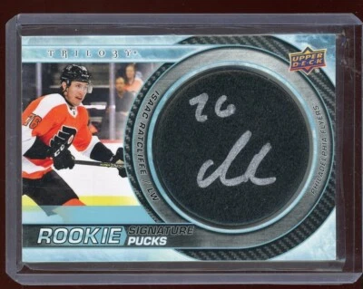 2022-23 Upper Deck Trilogy Rookie Signature Pucks #RSPIR Isaac Ratcliffe /149 - Image 1 of 2