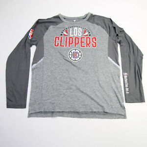 Los Angeles Clippers Fanatics Long Sleeve Shirt Men's Gray/White New