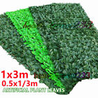 3m Artificial Hedge Faux Ivy Leaf Garden Fence Privacy Screening Wall Panel Roll