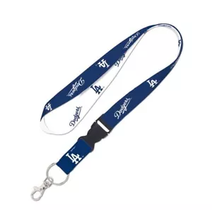 LOS ANGELES DODGERS LANYARD DETACHABLE BUCKLE NEW WINCRAFT 😎⚾ - Picture 1 of 1