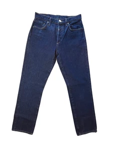 Goldsign Jeans Women's 28 High Rise Straight Leg Dark Wash Denim Blue Pocket - Picture 1 of 15