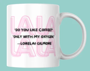 "If eating cake is wrong, I don't want to be right" Gilmore Girls Coffee mug - Picture 1 of 1
