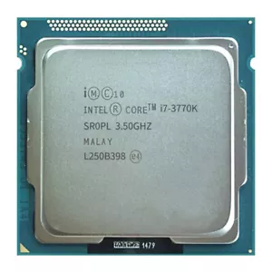 Intel i7 3770K CPU 4 Core LGA 1155 3.5GHz 8MB Cache With HD Graphic 4000 TDP 77W - Picture 1 of 2