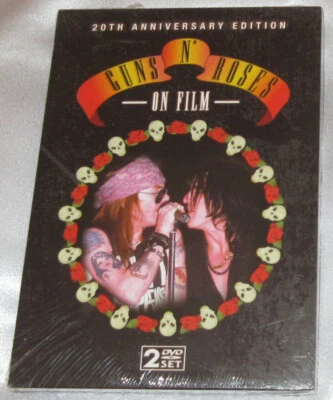 Guns N' Roses On Film 20th Anniversary Edition 2 DVD Set (New) Axl Rose Slash - Image 1 of 3