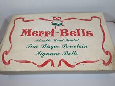 Lot Of Vintage JASCO Merri Bells 12 Total, Bisque From 1972 Original Box