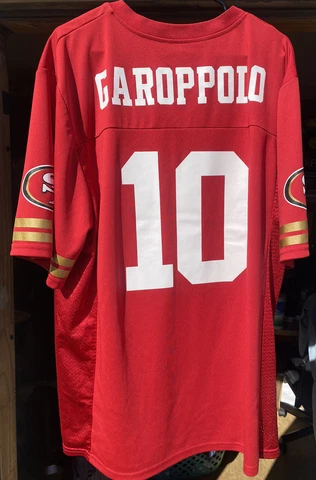 San Francisco 49ers Jimmy Garoppolo Jersey Size XL Mens Team Apparel SF NFL Cover