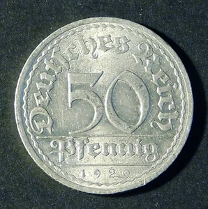 1920 A Germany Weimar 50 Pfennig ***Nice collectable condition*** - Picture 1 of 2