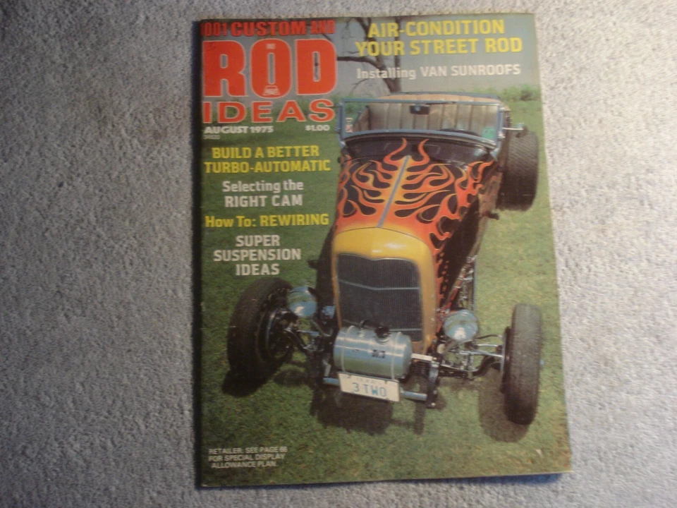 1001 Custom and Rod Ideas 1975 August Summer VINTAGE Hot Rods and Custom Cars - Image 1 of 1