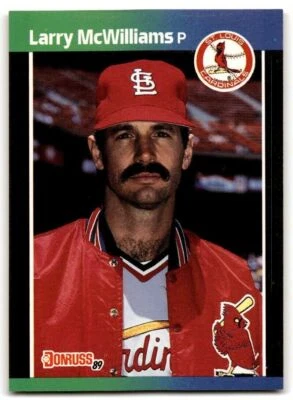 1989 Donruss Larry McWilliams St. Louis Cardinals #516 - Image 1 of 2