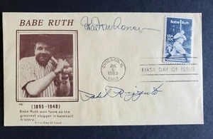 Hal Newhouser & Phil Rizzuto signed 1983 First Day Cover - Picture 1 of 1