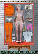 Margot Robbie Signed 'Prison' Barbie Doll SEXY Harley Quinn Suicide Squad Comic