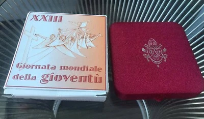 VATICAN 5 EUROS PROOF COIN 2008 BENEDICT XVI IN CASE UNCIRCULATED - Image 1 of 3