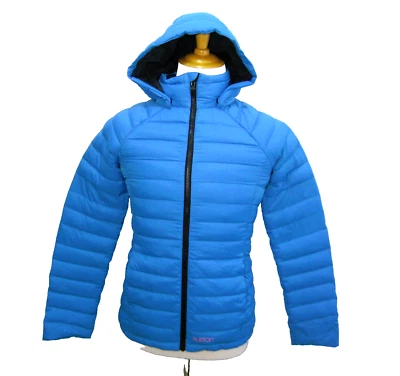 Abrigo de esquí con capucha de invierno BURTON para hombre (talla pequeña) azul relleno de plumón Foto 1 de 4