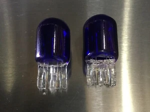 2pcs 7443 Blue Light Bulb 12v 21w - Picture 1 of 2