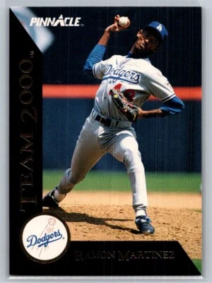 💎1992 Pinnacle Baseball Team 2000 #49 Ramon Martinez - Los Angeles Dodgers💎 - Image 1 of 2