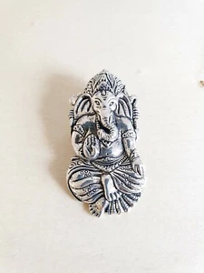 Ganesha Medaillon ♥ Schmuck Glückssymbol Weisheit Erfolg Hindu Charms Silber - Bild 1 von 2