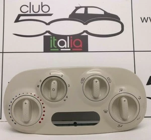 Fiat 500 Heater Control Panel in Ivory (with a/c) (2008-2015) - Picture 1 of 3