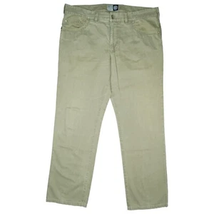 GARDEUR Men's Jeans Pants Stretch Straight Regular Fit XL W38 L30 Army Grün Thin - Picture 1 of 5