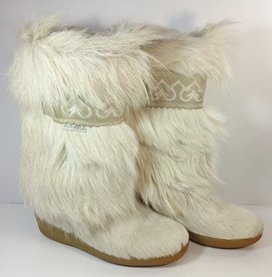 Botas de invierno Tecnica para mujer de piel de cabra talla 36 hechas en Italia Foto 1 de 4