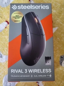 SteelSeries Rival 3 Wireless Gen 2 Gaming Mouse,black - Bild 1 von 9