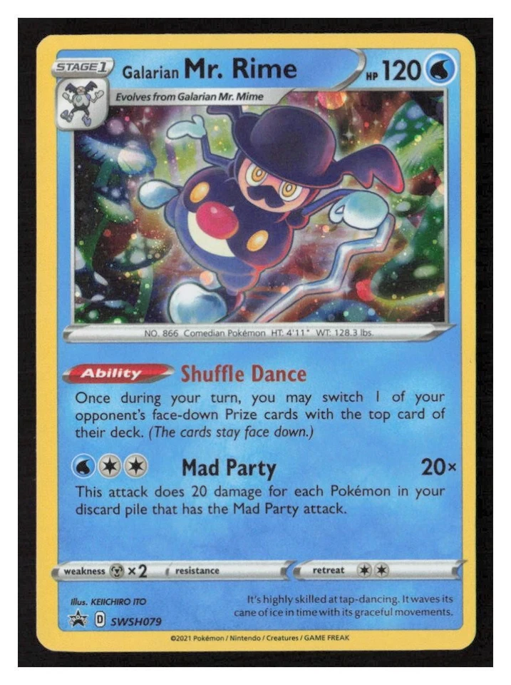 Galarian Mr. Rime SWSH: Sword & Shield Promo Cards #SWSH079 Promo - Image 1 of 2