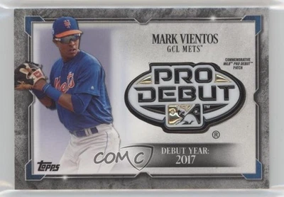 2018 Topps Pro Debut Distinguished Debuts Manufactured /99 Mark Vientos Patch - Image 1 of 2