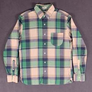 J. Crew Shirt Mens M Slim Madras Plaid Locker Loop Tradcore Heritage Academia - Picture 1 of 10