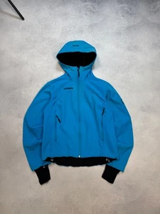 Chaqueta Norrona Narvik Windstopper Soft Shell azul con capucha para mujer talla M - Imagen 1 de 16