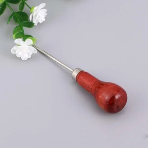  Cucitura Artigianale Gufi Manico Legno Strumento per Cucire Ricamo Artigianato Forniture - Foto 1 di 11