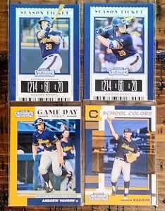 Andrew Vaughn 2019 Contenders Draft Picks Lot ×4 California Golden Bears - Picture 1 of 2