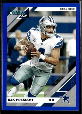 2019 Donruss #73 Dak Prescott Press Proof Red - Image 1 of 2
