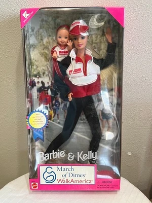Barbie & Kelly March of Dimes 1998 Walk America muñecas Barbie #20843 nuevas Foto 1 de 4