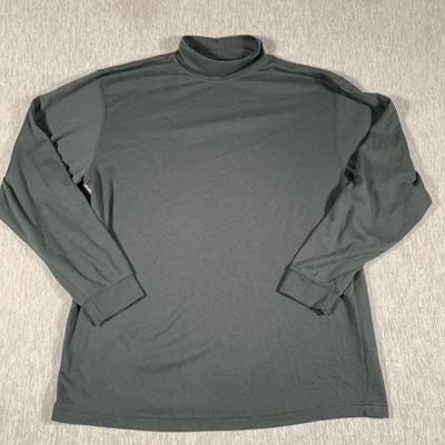 Camisa LL Bean Para Hombres Grande Verde Cuello Simulado Manga Larga Mezcla de Algodón Informal Foto 1 de 4