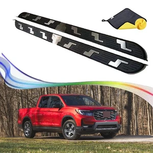 Fit Honda Ridgeline 2017-2026 Running Boards Side Step Pedals Nerf Bar W/Bracket - Picture 1 of 13