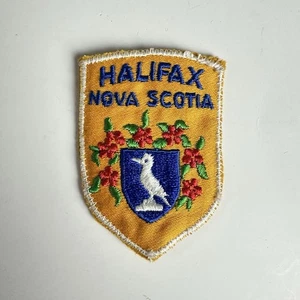 Vintage Halifax Nova Scotia bestickt Aufnäher Schild Souvenir Patch 2,75" - Bild 1 von 2