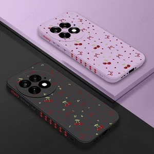 For OnePlus 13R 13 12R Ace 5 3 Silicone Cherry Pattern ShockProof TPU Case Cover - Picture 1 of 12