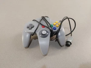 GOOD CONDITION Nintendo 64 Controller Loose Joystick Tested Working Grey - Picture 1 of 3