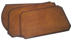 Sous Main parure bureau Cuir metier artisanat art Pierrick WIEL artisan - Photo 1/3