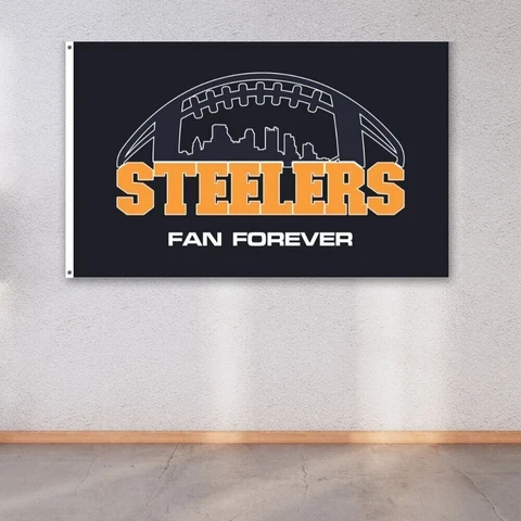 Pittsburgh Steelers Fans 3x5 ft Flag NFL Football Champions Banner Gift Cover