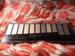 RIMMEL LONDON Magnif'eyes ~002 Blush Edition~ Eyeshadow Palette ~ New~ - Picture 1 of 5