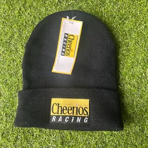 Beanie Cap Hat Cheerios Racing With Tag NASCAR Black - Picture 1 of 3