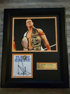 John Cena Autograph Framed 8x10 Photo WWE JSA Authentic COA - Picture 1 of 1