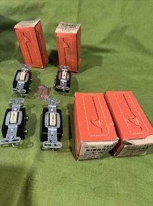 4 SIERRA ELECTRIC 5061 Switch Ivory Key Operated Control Switch 15 Amp 120-277 V - Picture 1 of 6