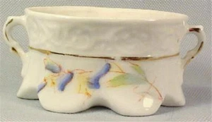 Porcelain Trinket Box Bluebell Flowers Dainty Vintage - Picture 1 of 4