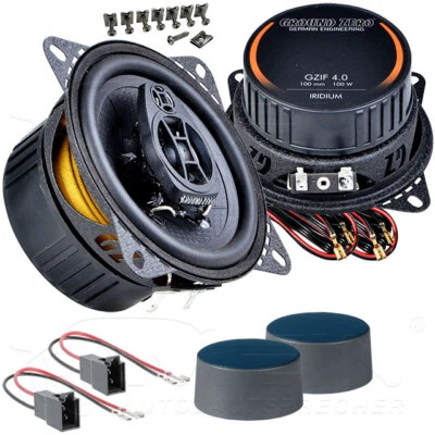 GROUND ZERO LAUTSPRECHER für RENAULT TWINGO I / 1 Facelift 1998-2008 Heck #BEQ3 - Bild 1 von 4