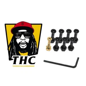 The Hardware Company THC Gold G.O.A.T. Skateboard Nuts & Bolts - Picture 1 of 1
