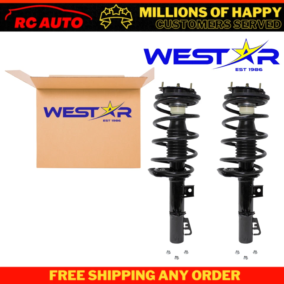 Kit de conversão de mola de ar dianteira para mola helicoidal ajuste 1997-2002 Lincoln Continental - Imagem 1 de 2