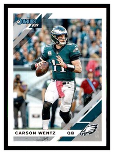 2019 Donruss #202 CARSON WENTZ Philadelphia Eagles