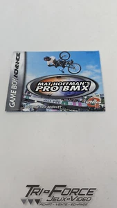 Mat Hoffman's Pro BMX Gameboy Advance Instructions Manual / Booklet ONLY - Picture 1 of 1